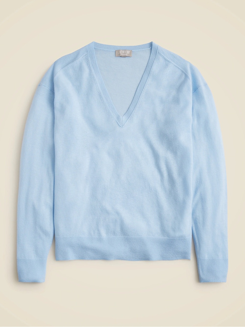 J. Crew Oversized Cashmere V-Neck Sweater Size XS